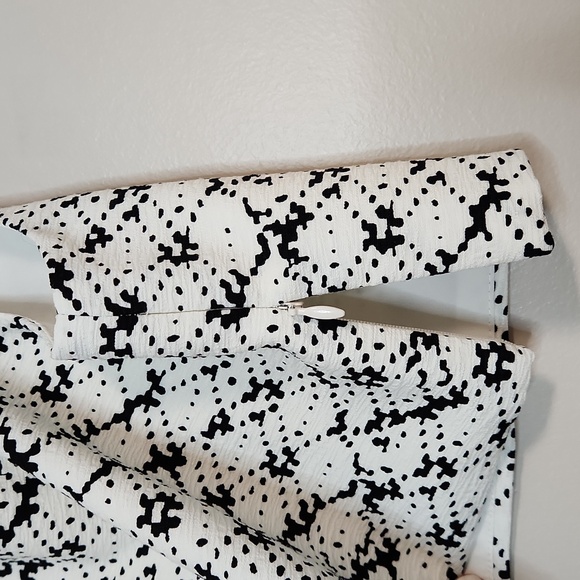 Aqua Girls Black & White Cropped Dressy Tank, Size S ~ EUC - Picture 5 of 8